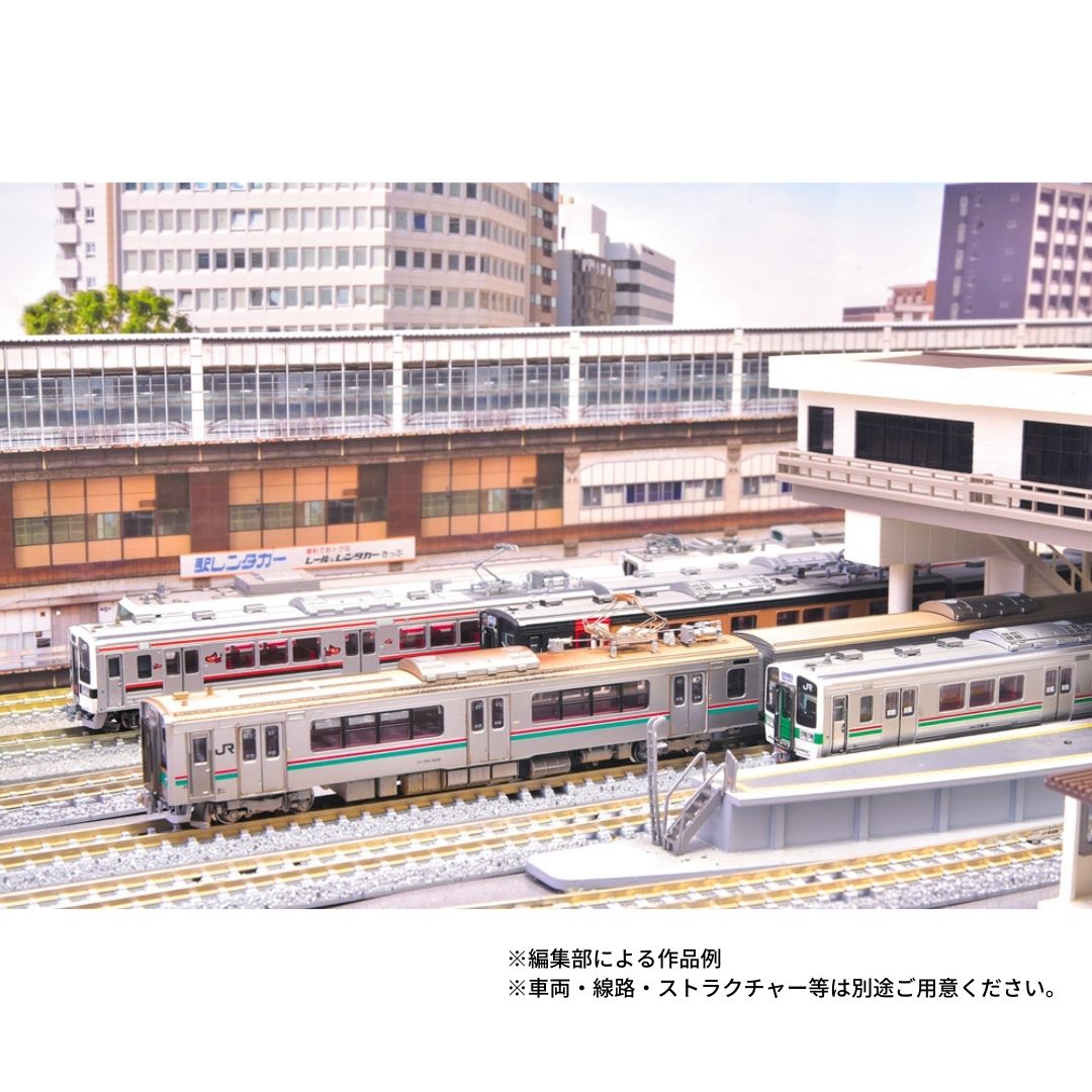 【1枚入り・折れ目無し】映える撮影&走行用背景紙 地方都市駅風景