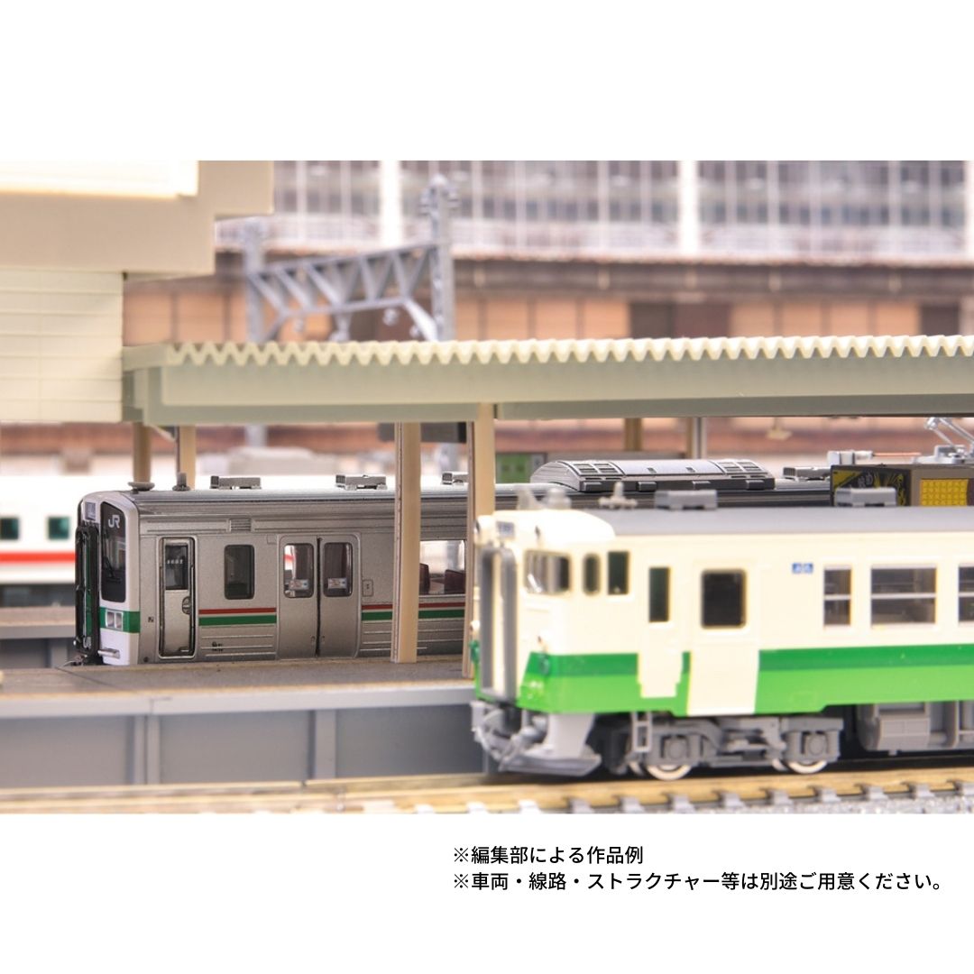 【1枚入り・折れ目無し】映える撮影&走行用背景紙 地方都市駅風景