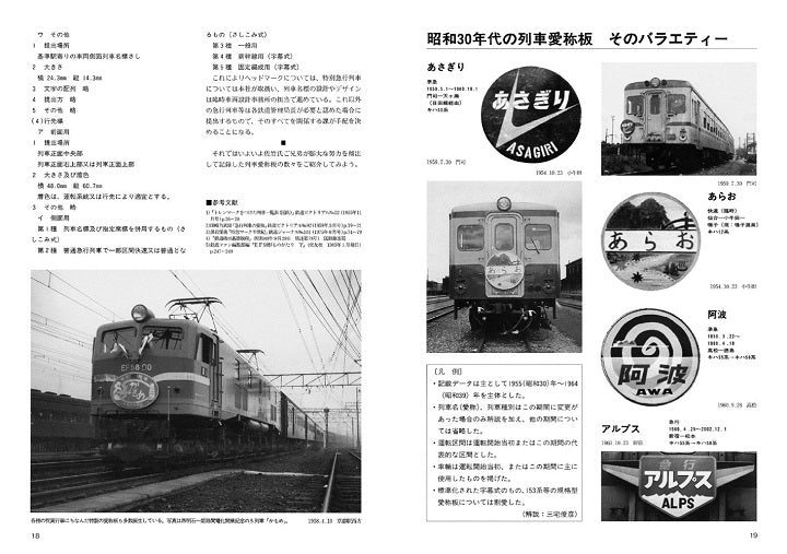 【特典：スペシャルポストカード付】RM Re-Library 28　昭和30年代の国鉄列車愛称板