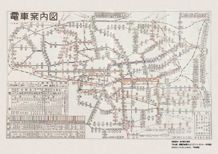 【限定特典：ポスター付】完全版・都電系統案内