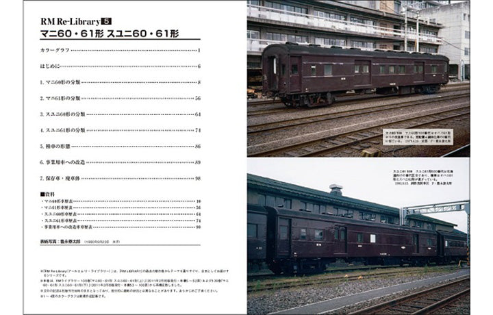 [Limited bonus: Postcard included] RM Re-Library5 Mani 60/61 type Suuni 60/61 type 
